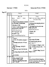 Giáo án tuần 2 lớp 1, 3 - Năm học 2016-2017